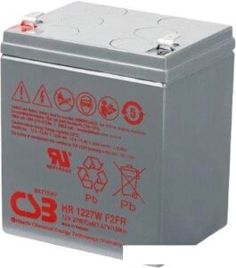 Аккумулятор для ибп CSB HR1227W F2 (12в/6.5 а·ч)