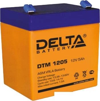 Аккумулятор для ИБП Delta DTM 1205 (12В/5 А·ч) от компании Интернет-магазин marchenko - фото 1