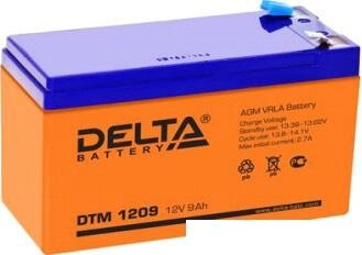 Аккумулятор для ИБП Delta DTM 1209 (12В/9 А·ч) от компании Интернет-магазин marchenko - фото 1
