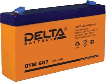 Аккумулятор для ИБП Delta DTM 607 (6В/7 А·ч) от компании Интернет-магазин marchenko - фото 1