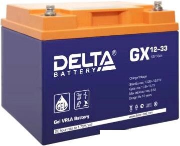 Аккумулятор для ИБП Delta GX 12-33 (12В/33 А·ч) от компании Интернет-магазин marchenko - фото 1