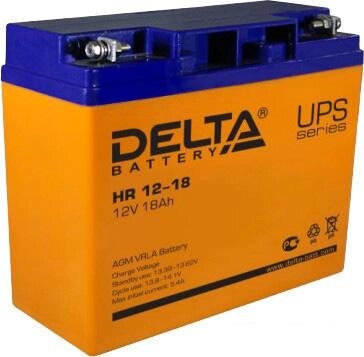 Аккумулятор для ИБП Delta HR 12-18 (12В/18 А·ч) от компании Интернет-магазин marchenko - фото 1