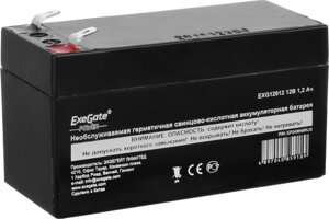 Аккумулятор для ибп exegate power EXG 12012 (12в/1.2 а·ч) EP249948RUS]