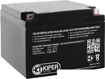 Аккумулятор для ИБП Kiper GP-12260 (12В/26 А·ч) от компании Интернет-магазин marchenko - фото 1