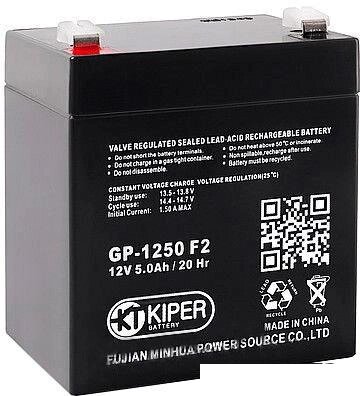 Аккумулятор для ИБП Kiper GP-1250 F2 (12В/5 А·ч) от компании Интернет-магазин marchenko - фото 1
