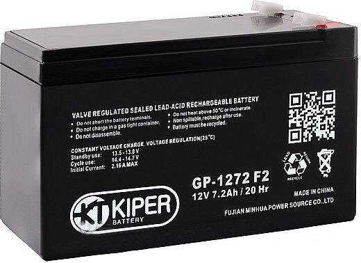 Аккумулятор для ИБП Kiper GP-1272 F2 (12В/7.2 А·ч) от компании Интернет-магазин marchenko - фото 1