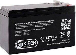 Аккумулятор для ИБП Kiper GP-1272 F2 (12В/7.2 А·ч)