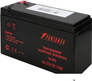 Аккумулятор для ИБП Powerman CA1270/UPS (12В/7 А·ч)