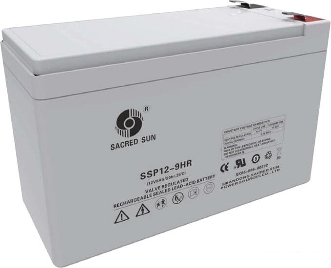 Аккумулятор для ИБП Sacred Sun SSP12-9HR (12В/9 А·ч) от компании Интернет-магазин marchenko - фото 1