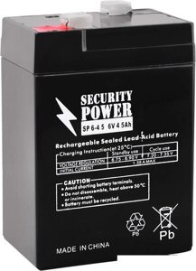 Аккумулятор для ИБП Security Power SP 12-4,5 F1 (12В/4.5 А·ч)