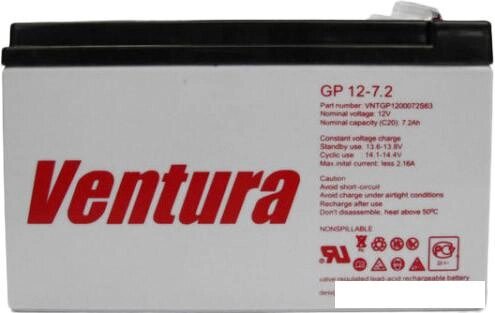 Аккумулятор для ИБП Ventura GP 12-7,2 (12 В/7.2 А·ч) от компании Интернет-магазин marchenko - фото 1