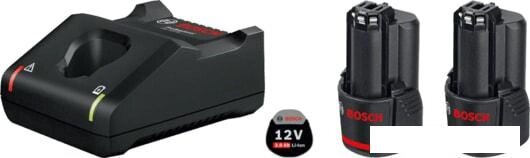 Аккумулятор с зарядным устройством Bosch GBA 12V + GAL 12V-40 Professional 1600A019R8 (12В/2 Ah + 12 от компании Интернет-магазин marchenko - фото 1
