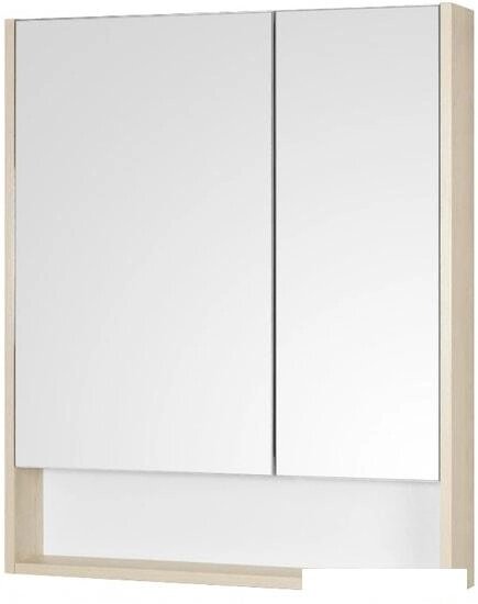 Акватон Шкаф с зеркалом Сканди 70 1A252202SDB20 (белый/дуб верона) от компании Интернет-магазин marchenko - фото 1