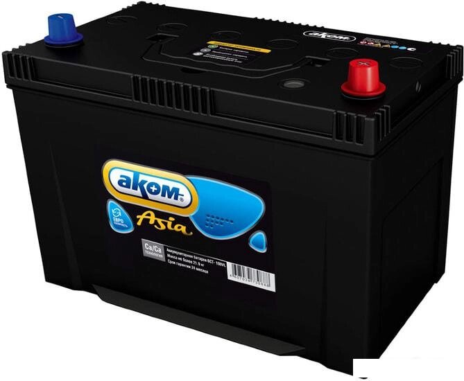 Автомобильный аккумулятор AKOM Asia 90e (90 А·ч) от компании Интернет-магазин marchenko - фото 1