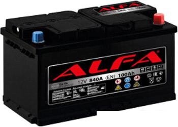 Автомобильный аккумулятор ALFA Hybrid 100 R (100 А·ч) от компании Интернет-магазин marchenko - фото 1