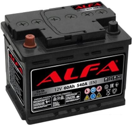 Автомобильный аккумулятор ALFA Hybrid 110 R (110 А·ч) от компании Интернет-магазин marchenko - фото 1