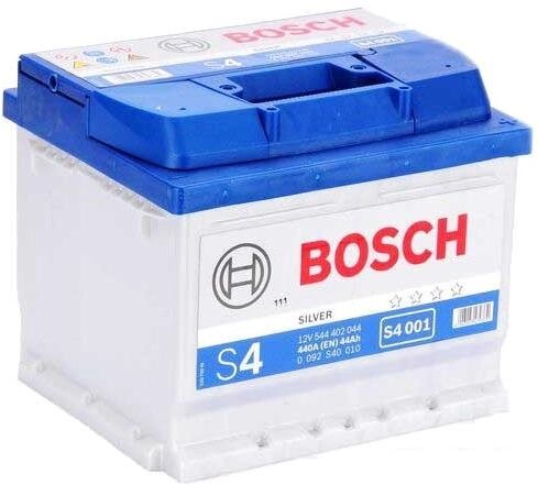 Автомобильный аккумулятор Bosch S4 001 (544402044) 44 А/ч от компании Интернет-магазин marchenko - фото 1