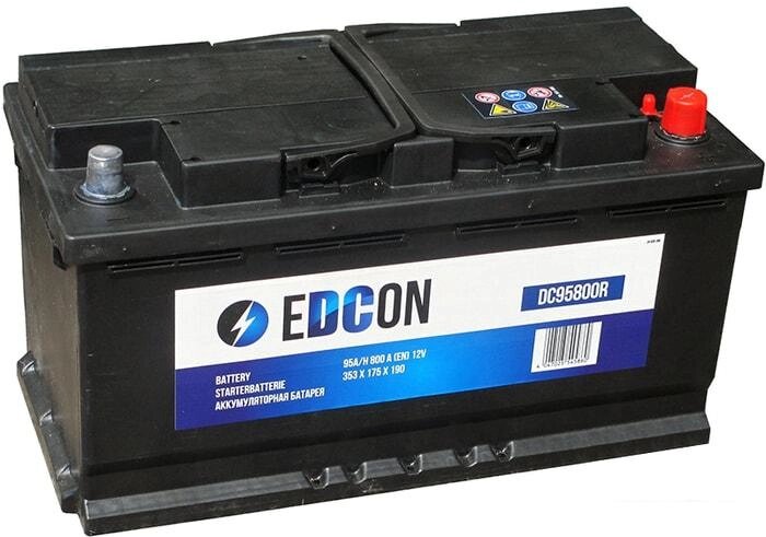 Автомобильный аккумулятор EDCON DC90720R (90 А·ч) от компании Интернет-магазин marchenko - фото 1