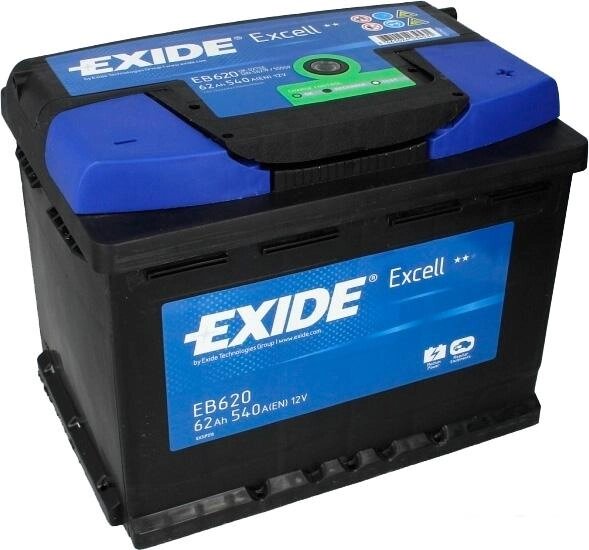 Автомобильный аккумулятор Exide Excell EB620 (62 А/ч) от компании Интернет-магазин marchenko - фото 1