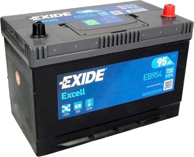 Автомобильный аккумулятор Exide Excell EB954 (95 А·ч) от компании Интернет-магазин marchenko - фото 1