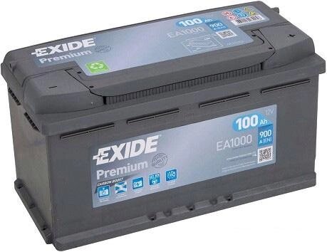 Автомобильный аккумулятор Exide Premium EA1000 (100 А/ч) от компании Интернет-магазин marchenko - фото 1