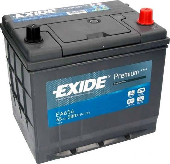 Автомобильный аккумулятор Exide Premium EA654 (65 А/ч) от компании Интернет-магазин marchenko - фото 1