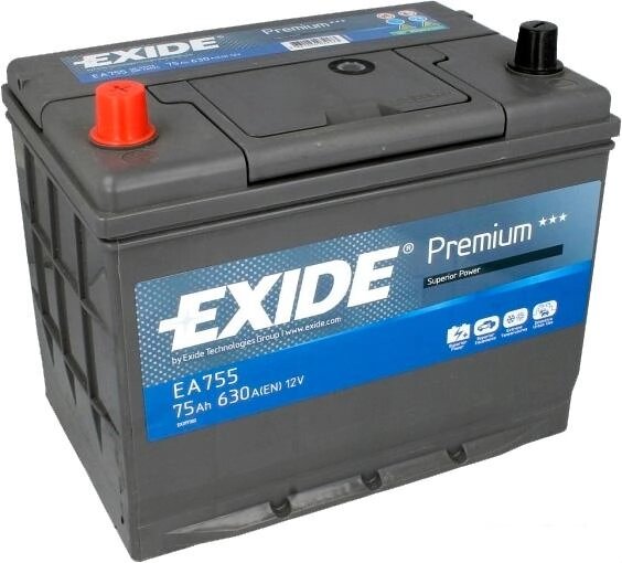 Автомобильный аккумулятор Exide Premium EA755 (75 А/ч) от компании Интернет-магазин marchenko - фото 1