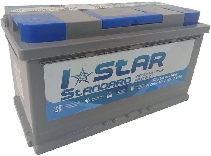 Автомобильный аккумулятор I-STAR 100 R+ (100 А·ч) от компании Интернет-магазин marchenko - фото 1