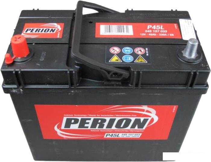 Автомобильный аккумулятор Perion P45L (45 А·ч) от компании Интернет-магазин marchenko - фото 1