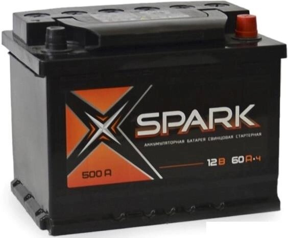 Автомобильный аккумулятор Spark 500A (EN) R+ SPA60-3-R (60 А·ч) от компании Интернет-магазин marchenko - фото 1