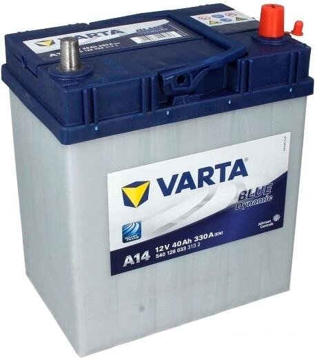 Автомобильный аккумулятор Varta Blue Dynamic A14 540 126 033 (40 А/ч) от компании Интернет-магазин marchenko - фото 1