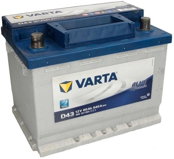 Автомобильный аккумулятор Varta Blue Dynamic D43 560 127 054 (60 А/ч) от компании Интернет-магазин marchenko - фото 1