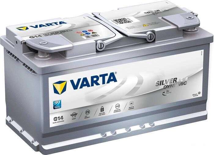 Автомобильный аккумулятор Varta Silver Dynamic AGM 595 901 085 (95 А·ч) от компании Интернет-магазин marchenko - фото 1