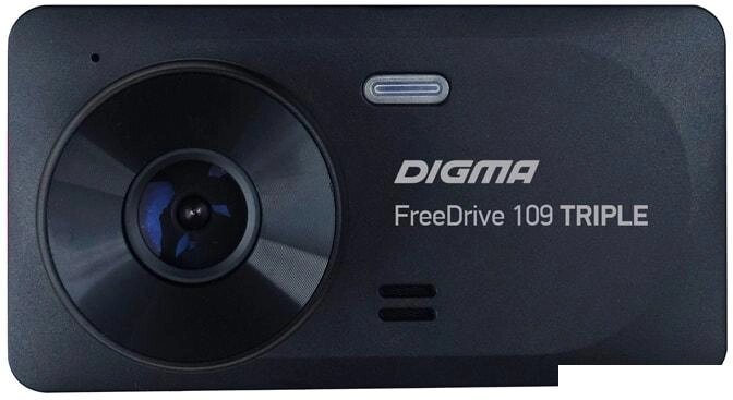 Автомобильный видеорегистратор Digma 109 TRIPLE от компании Интернет-магазин marchenko - фото 1