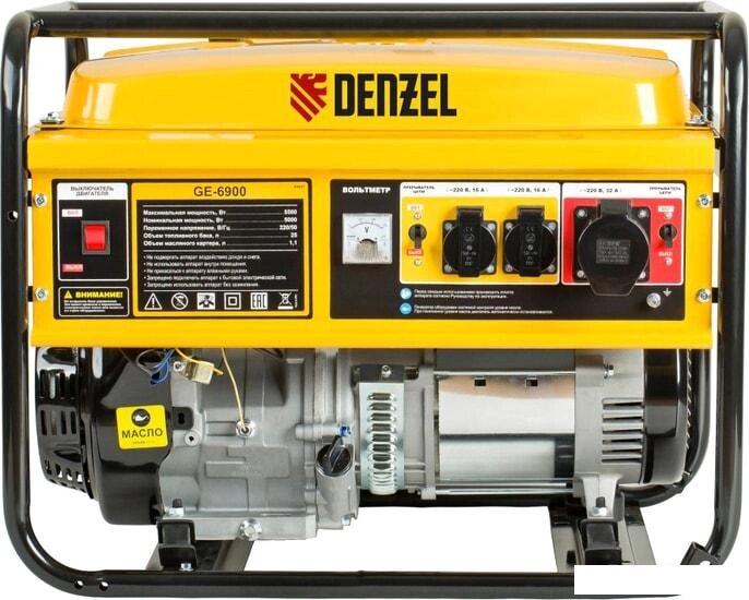 Бензиновый генератор Denzel GE 6900 от компании Интернет-магазин marchenko - фото 1