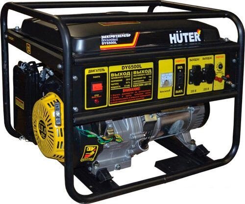 Бензиновый генератор Huter DY6500L от компании Интернет-магазин marchenko - фото 1