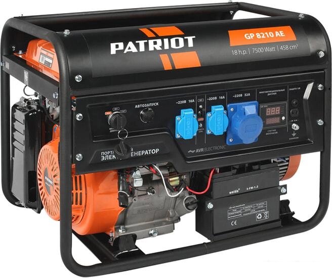 Бензиновый генератор Patriot GP 8210AE от компании Интернет-магазин marchenko - фото 1