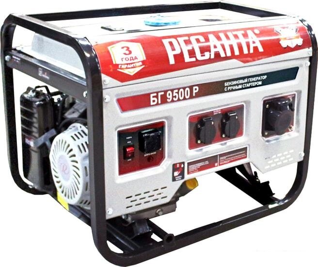 Бензиновый генератор Ресанта БГ 9500 Р от компании Интернет-магазин marchenko - фото 1