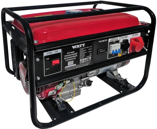 Бензиновый генератор WATT WT-6002 от компании Интернет-магазин marchenko - фото 1