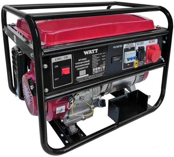 Бензиновый генератор WATT WT-8002 от компании Интернет-магазин marchenko - фото 1