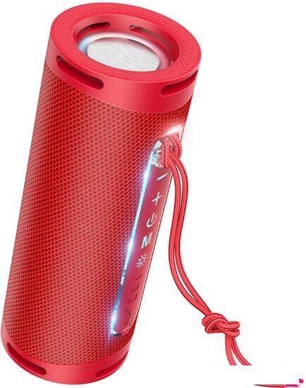 Беспроводная колонка Hoco HC9 Dazzling pulse (красный) от компании Интернет-магазин marchenko - фото 1