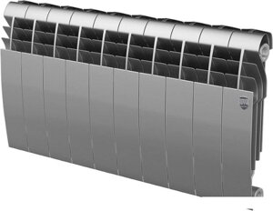 Биметаллический радиатор Royal Thermo BiLiner 350 Silver Satin (10 секций)