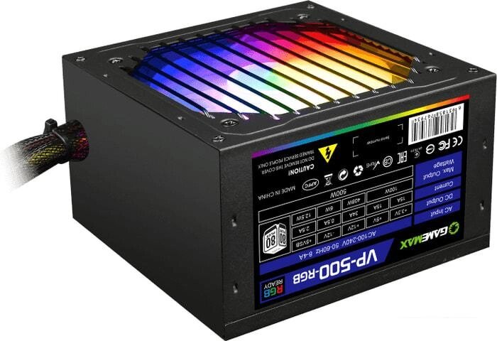 Блок питания GameMax VP-500-RGB от компании Интернет-магазин marchenko - фото 1
