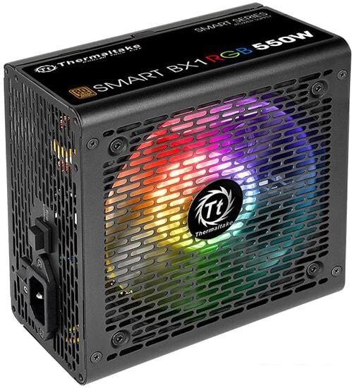 Блок питания Thermaltake Smart BX1 RGB 550W SP-550AH2NKB-2 от компании Интернет-магазин marchenko - фото 1