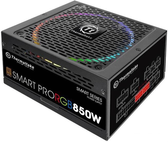 Блок питания Thermaltake Smart Pro RGB 850W Bronze [SPR-0850F-R] от компании Интернет-магазин marchenko - фото 1