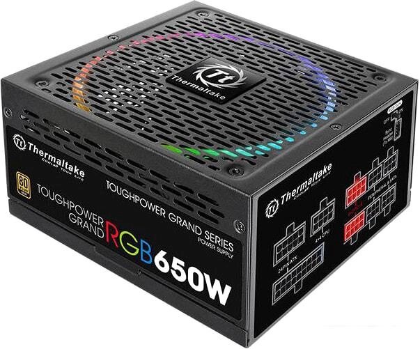 Блок питания Thermaltake Toughpower Grand RGB 650W Gold (RGB Sync Edition) от компании Интернет-магазин marchenko - фото 1