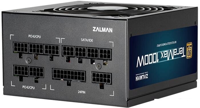 Блок питания Zalman TeraMax 1000W ZM1000-TMX от компании Интернет-магазин marchenko - фото 1