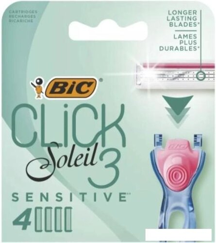 Бритвенный станок BIC Click Soleil 3 Sensitive (4 шт)