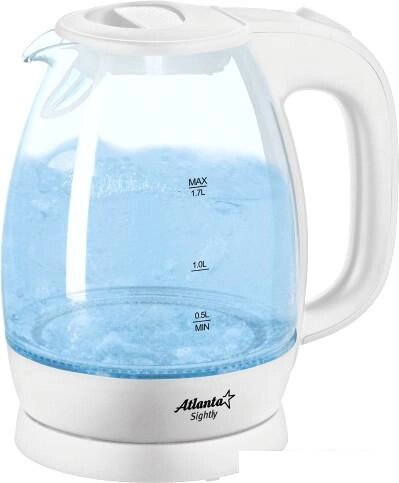 Чайник Atlanta ATH-2465 (белый) от компании Интернет-магазин marchenko - фото 1