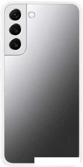 Чехол для телефона Samsung Frame Cover для S22+ (прозрачный с белой рамкой) от компании Интернет-магазин marchenko - фото 1